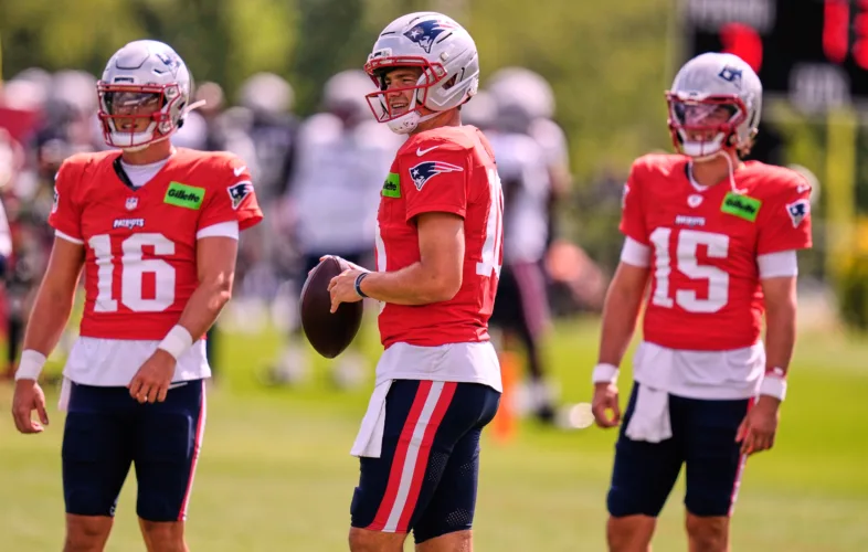 Drake Maye is being more vocal and it's already paying off as he prepares for Year 3 with Patriots